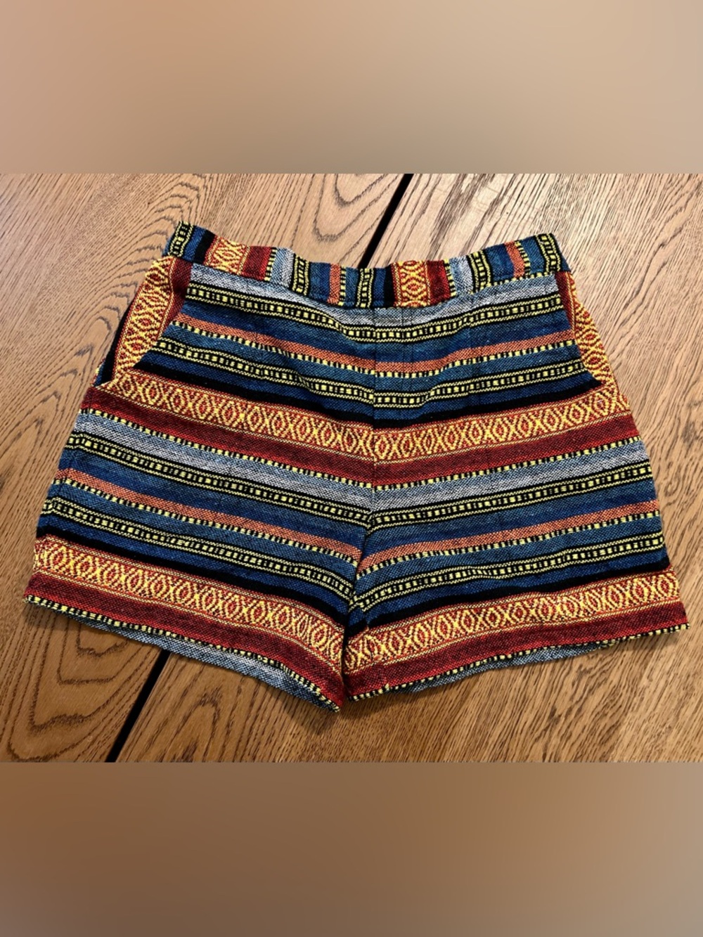 Mens Striped Wai Wear Ignacio Shorts - 100% cotton beach festival shorts Thai
